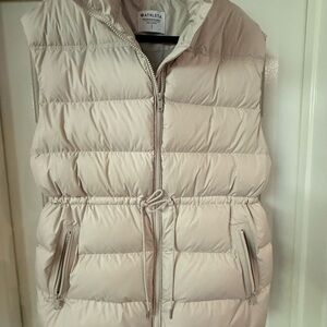 Athleta Beige Puffer Vest